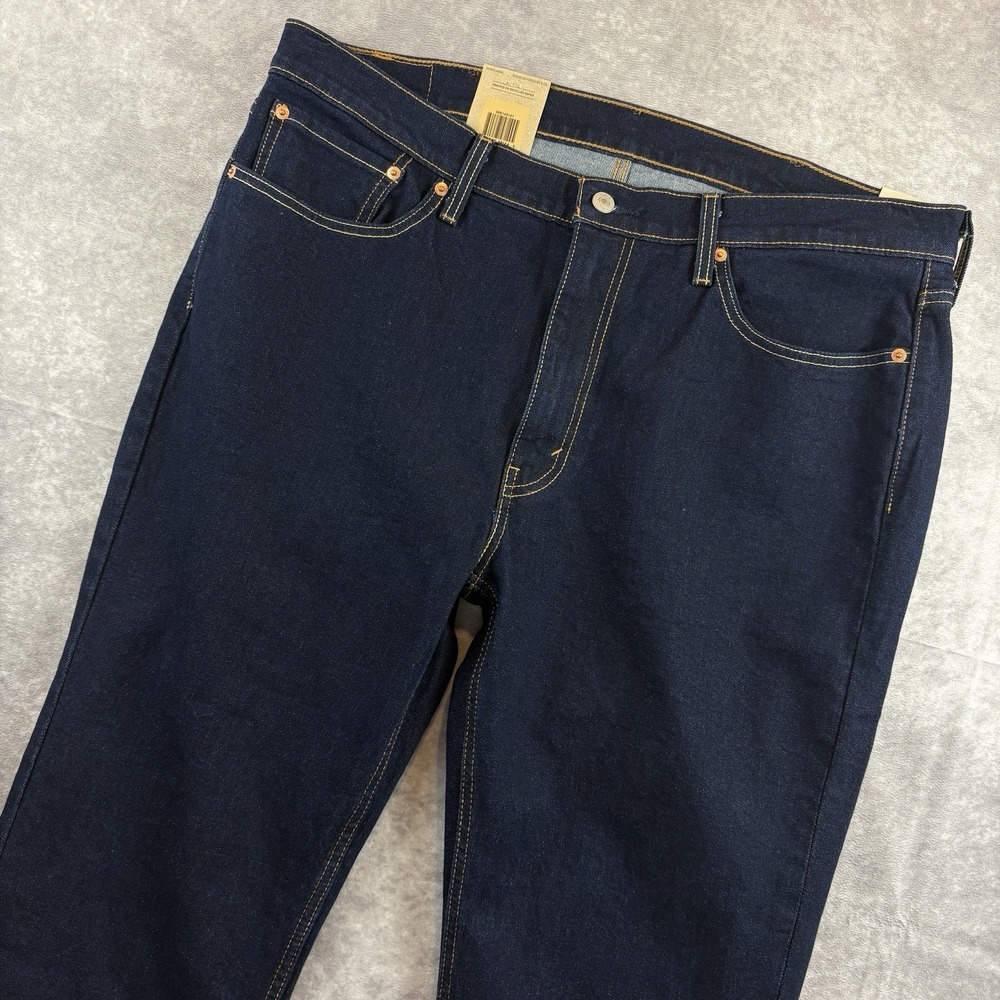 Levi's 514 Jeans Men's 38x32 Blue Straight Leg Dark Denim Y2K Skater Preppy NEW